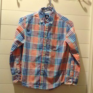 J Kaki  Sz M Long Sleeve Button Down Shirt